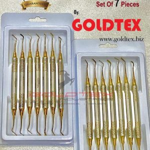 Dental Composite Kit 7 pieces Gold Titanium